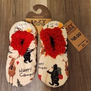 Lazy One Kids Slippers - Happy Camper